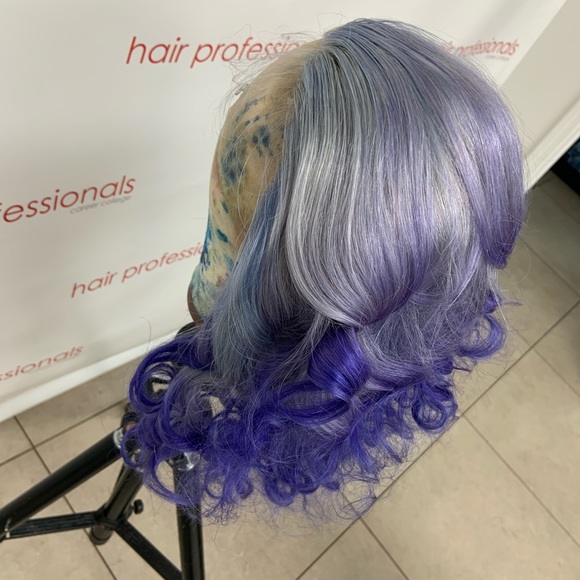 Other - Customed color T-part wig. 20 inch human hair.